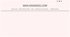 Desktop Screenshot of man-kindness.com