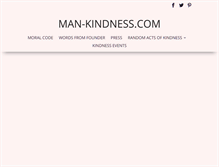 Tablet Screenshot of man-kindness.com
